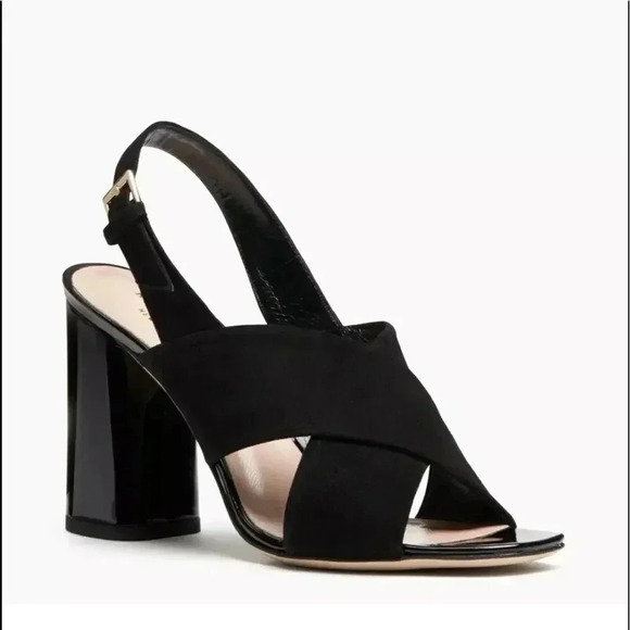 Kate Spade Black Block Heel sandals - Picture 1 of 9